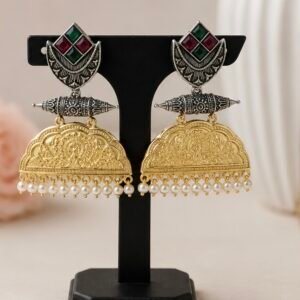 Ethnic Fusion Jhumkas - Image 3